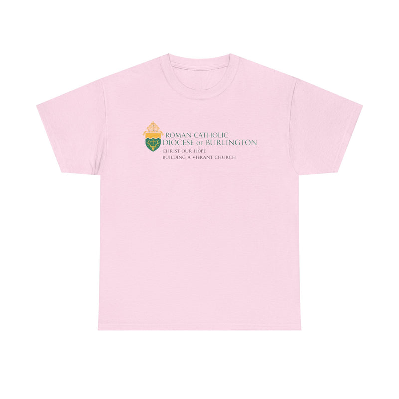 Load image into Gallery viewer, Diocese of Burlington T-Shirt - Catholic Church Logo Tee - Vermont Religious

