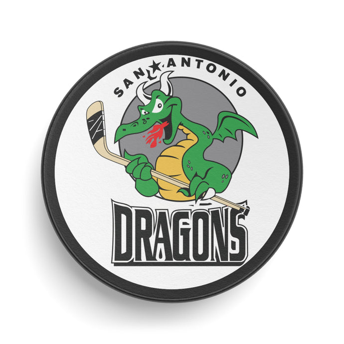 San Antonio Dragons Texas 1996-1998 Hockey Puck
