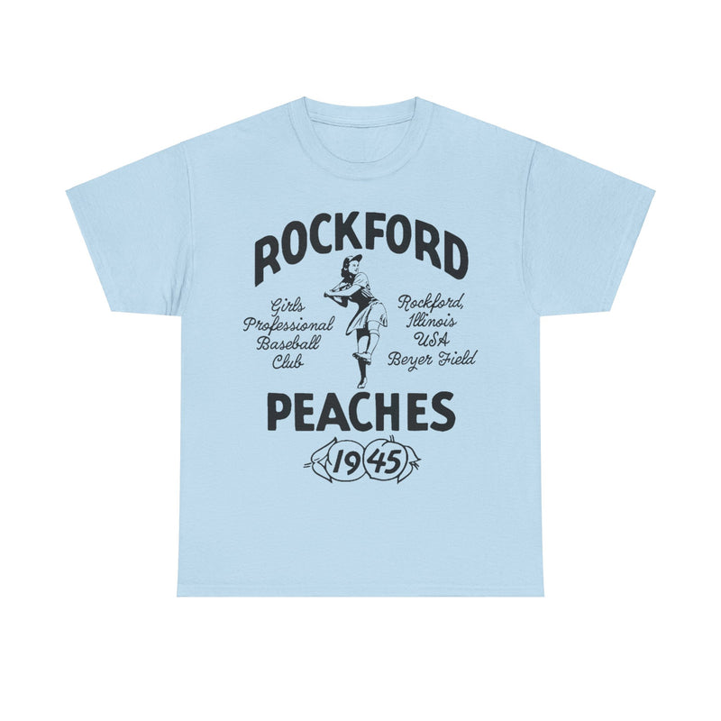 Load image into Gallery viewer, Rockford Illinois Peaches Nostalgic Retro Baseball Team T-shirt
