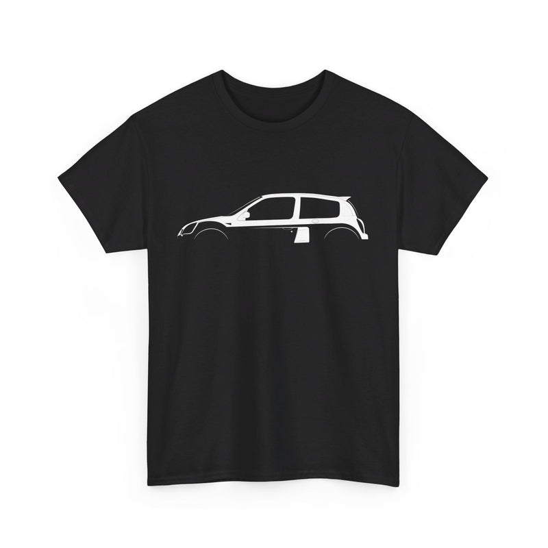 Load image into Gallery viewer, Renault Clio V6 Silhouette Car T-shirt
