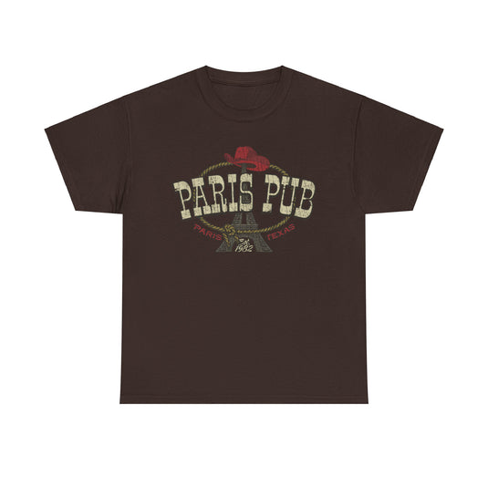 Paris Pub 1982 Texas Restaurant Bar T-shirt