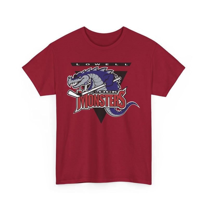 Load image into Gallery viewer, Lowell Lock Monsters American Hockey League 1998-2006 Massachusetts T-shirt
