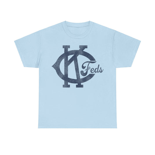 Kansas City Feds Nostalgic Retro Baseball Team T-shirt