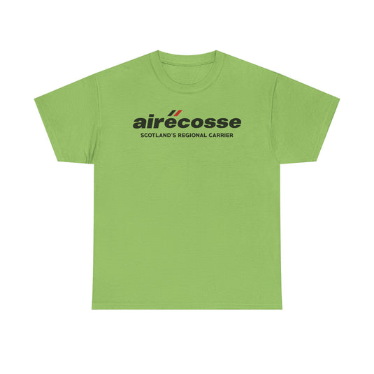 Airecosse Scotland's Regional Carrier Vintage Airline Logo Aviation T-shirt