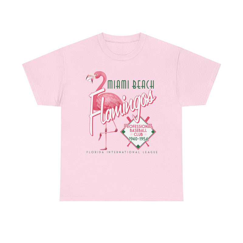 Load image into Gallery viewer, Miami Beach Flamingos Est 1940 Florida Baseball T-shirt
