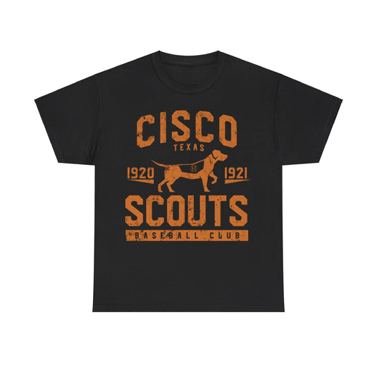 Cisco Scouts Est 1920 Texas Baseball T-shirt