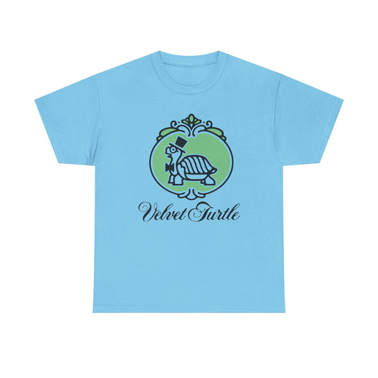 Velvet Turtle T-Shirt - Restaurant Industry Defunct Logo Tee