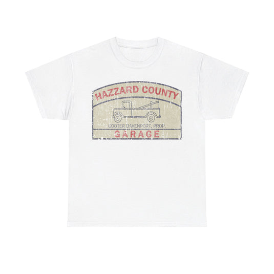 Hazzard County Garage Dukes Hazzard TV Show T-shirt