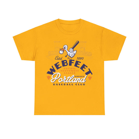 Portland Webfeet Est 1890 Oregon Baseball T-shirt