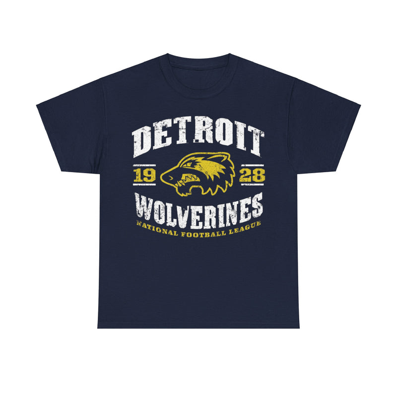 Load image into Gallery viewer, Detroit Wolverines Est 1928 Michigan Football Team T-shirt
