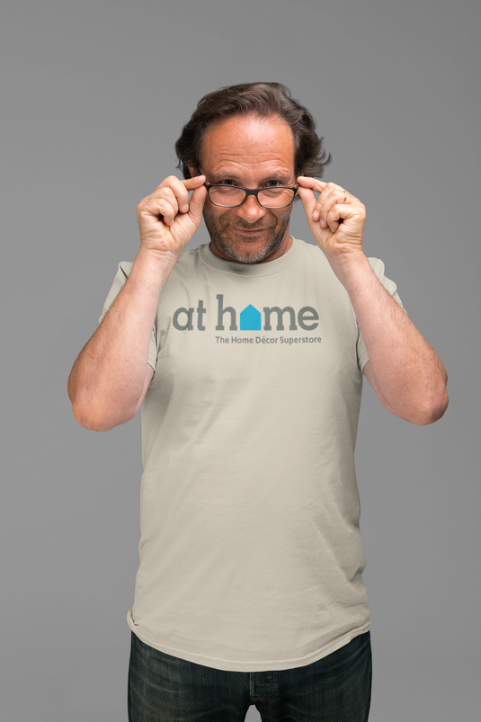At Home T-Shirt - Home Décor Superstore Retail Logo Tee