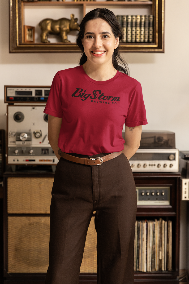 Load image into Gallery viewer, Big Storm Brewing Co T-Shirt - Bankrupt Brewery Logo Tee
