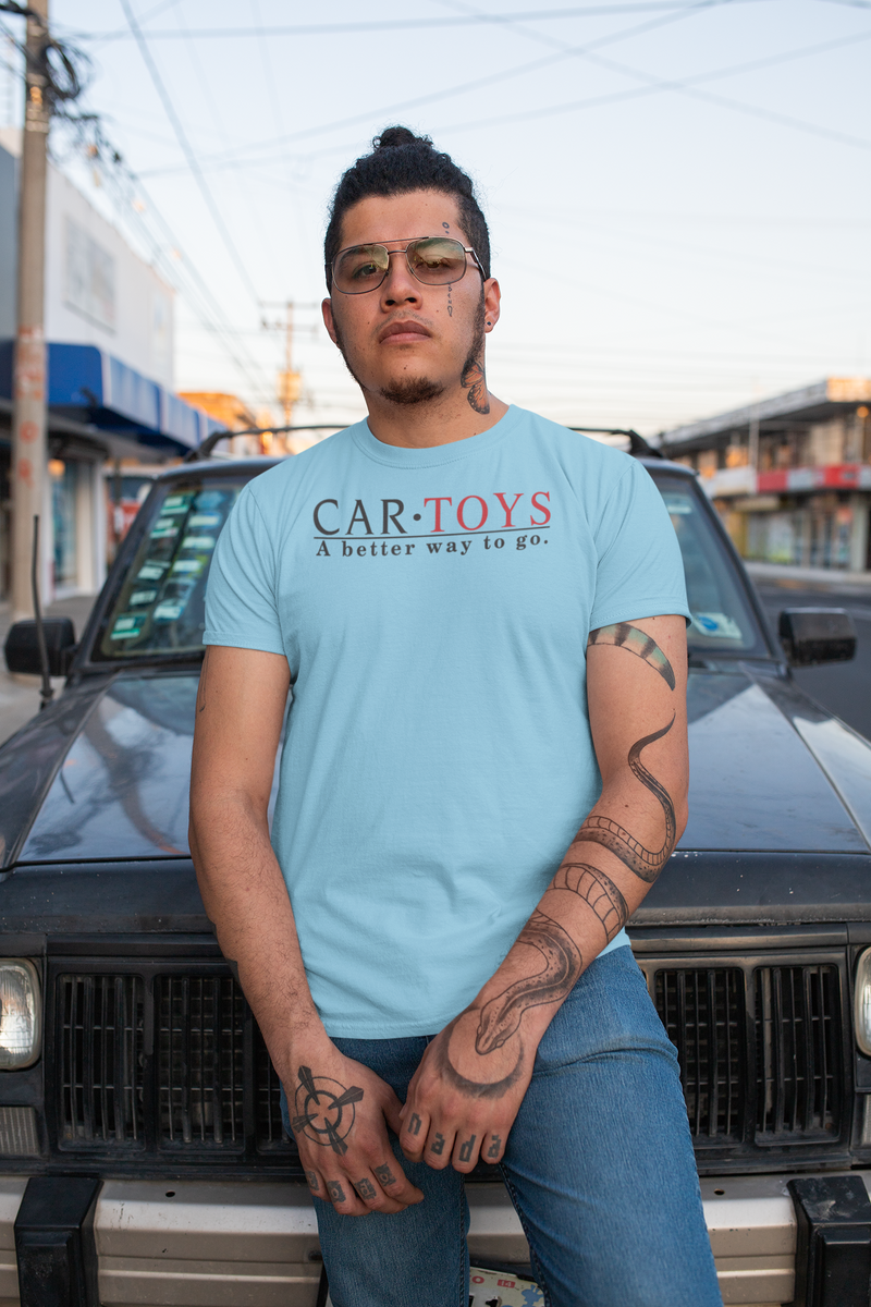 Load image into Gallery viewer, Car Toys T-Shirt - Bankrupt Auto Electronics Retail Industry Logo
