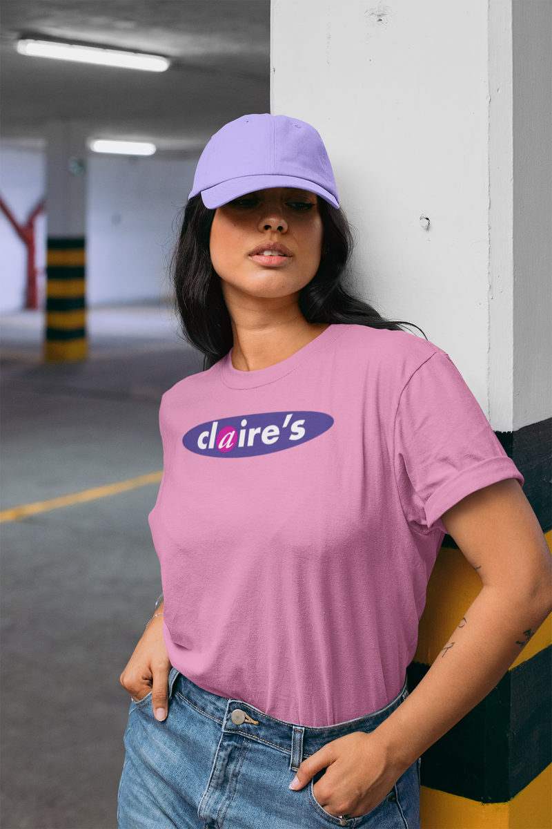 Load image into Gallery viewer, Claire's T-Shirt - Accessories Retail Industry Bankrupt Store Logo
