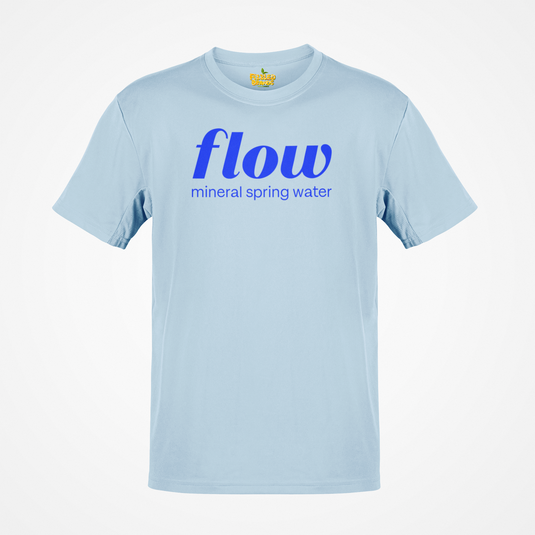 Flow Beverage Corp T-Shirt - Spring Water Beverage Industry Logo Tee