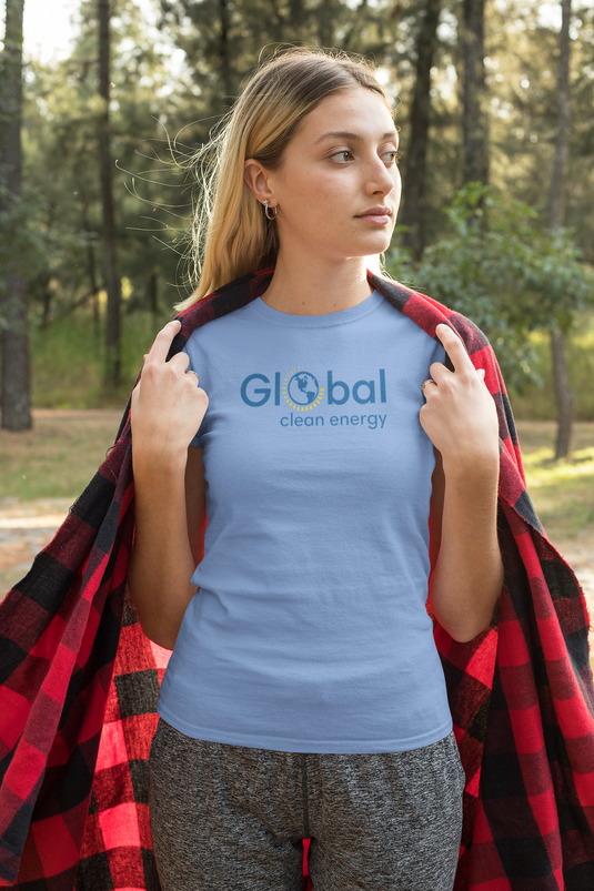 Global Clean Energy T-Shirt - Renewable Energy Industry Logo Tee