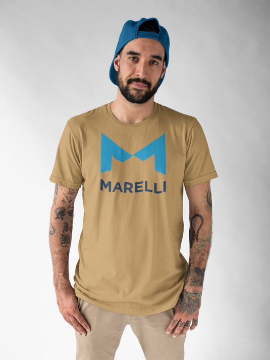 Marelli Holdings T-Shirt - Automotive Parts Manufacturing Industry Logo