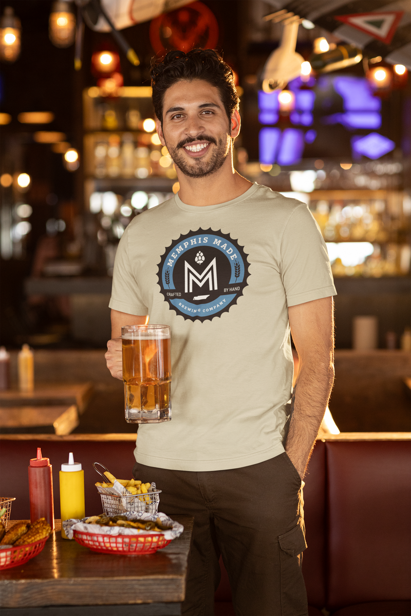 Load image into Gallery viewer, Memphis Made Brewing T-Shirt - Tennessee Craft Beer Industry Logo Tee
