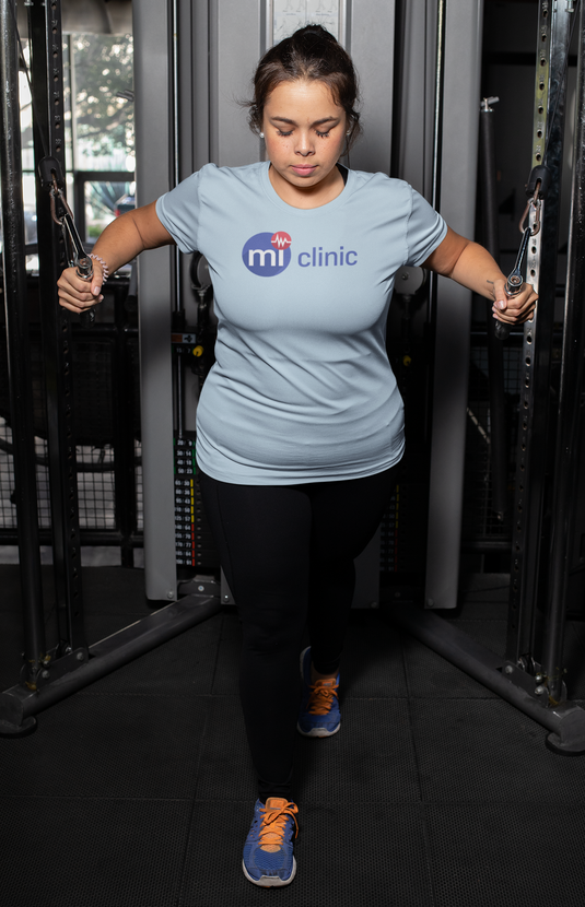 Michigan Health Clinics T-Shirt - Healthcare Industry Logo Tee