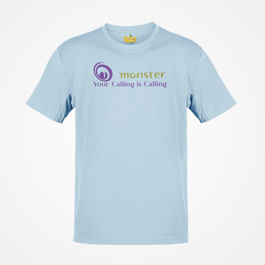 Monster Worldwide T-Shirt - Job Search Employment Industry Logo Tee