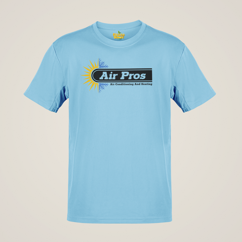 Load image into Gallery viewer, Air Pros T-Shirt HVAC Heating Cooling Bankrupt Company Logo Tee
