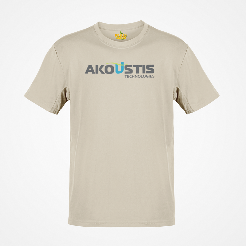 Load image into Gallery viewer, Akoustis Technologies T-Shirt Bankrupt Tech Company Defunct Logo Tee

