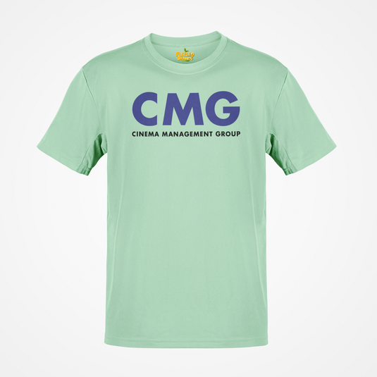 Cinema Management Group CMG T-Shirt Bankrupt Movie Theater Logo Tee