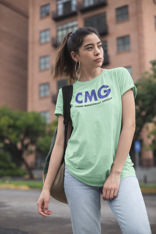 Cinema Management Group CMG T-Shirt Bankrupt Movie Theater Logo Tee