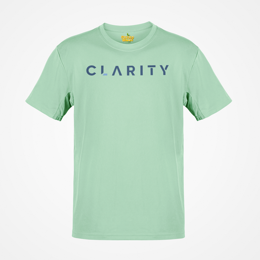 Clarity Diagnostics T-Shirt Defunct Medical Testing Company Logo Tee