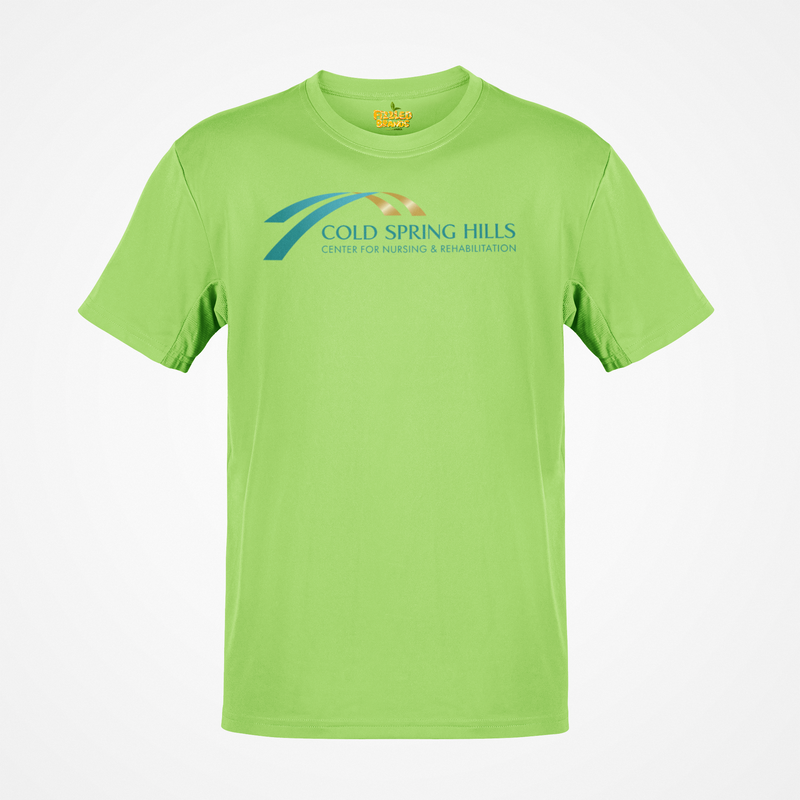 Load image into Gallery viewer, Cold Spring Hills T-Shirt Nursing Rehabilitation Bankrupt Company Logo Tee
