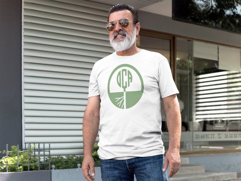 Load image into Gallery viewer, DCA Outdoor T-Shirt Defunct Outdoor Recreation Company Bankrupt Logo Tee
