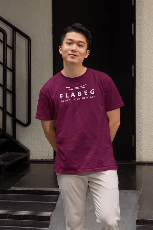 Flabeg Automotive T-Shirt Defunct Glass Company Bankrupt Logo Tee