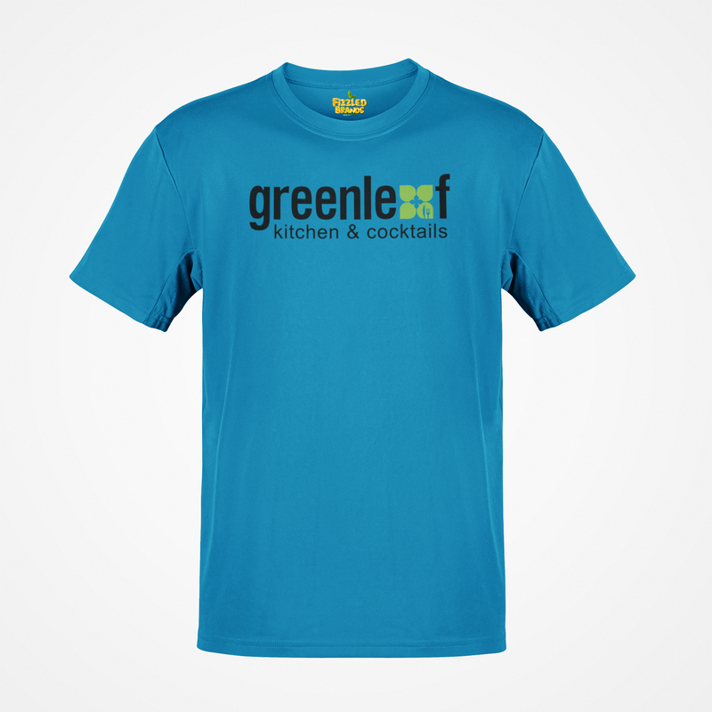 Load image into Gallery viewer, Greenleaf Kitchen Cocktails T-Shirt Defunct Restaurant Bankrupt Logo Tee
