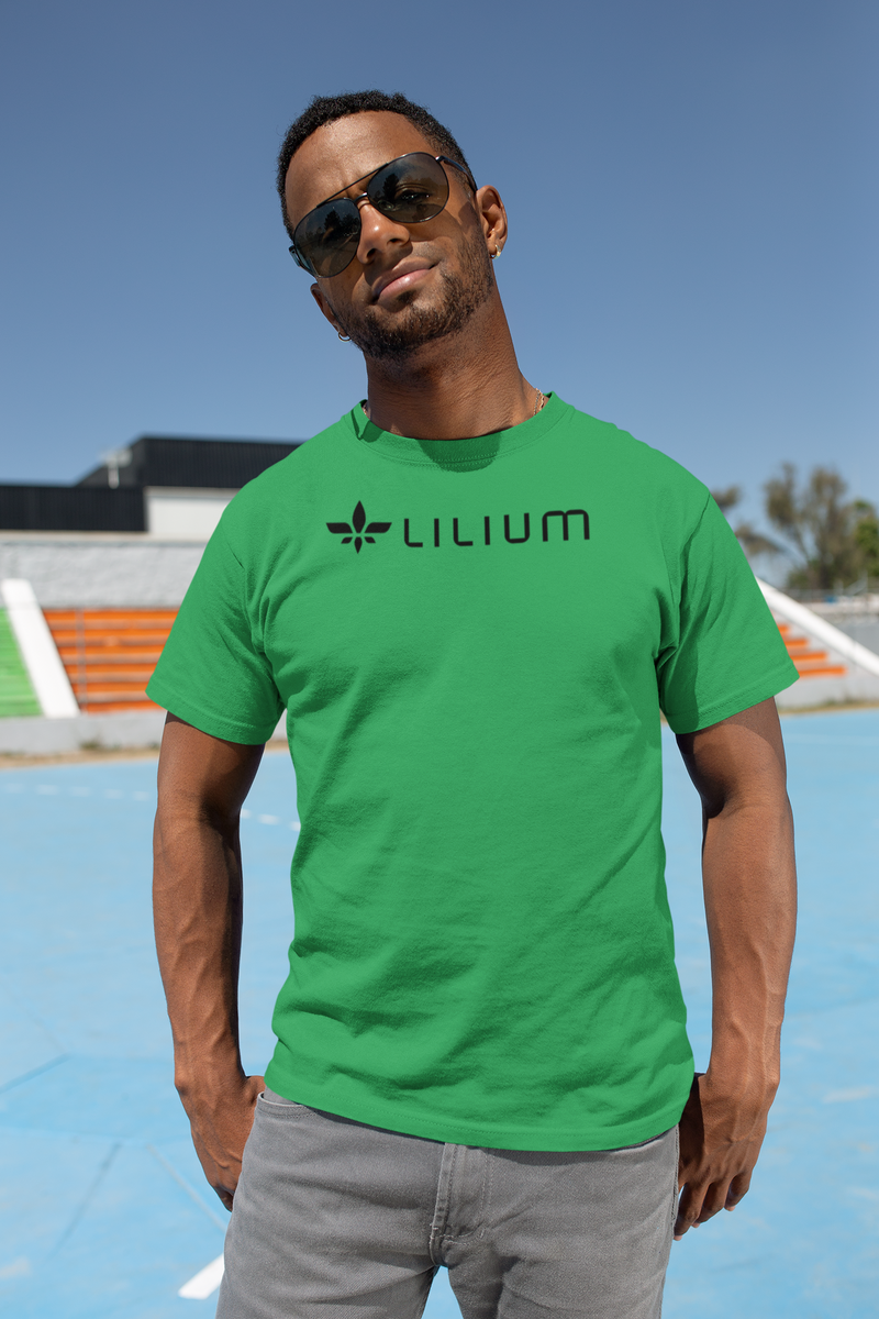 Load image into Gallery viewer, Lilium T-Shirt Bankrupt Electric Aircraft Company Defunct Aviation Logo Tee

