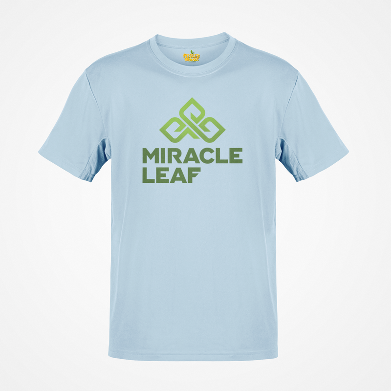 Load image into Gallery viewer, Miracle Leaf Medical Marijuana T-Shirt Defunct Dispensary Bankrupt Logo Tee
