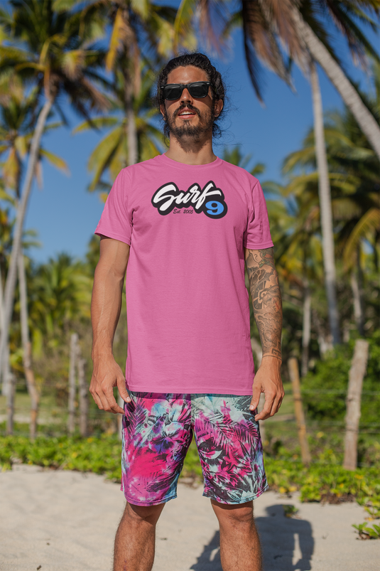 Surf 9 T-Shirt Defunct Surf Company Bankrupt Logo Tee