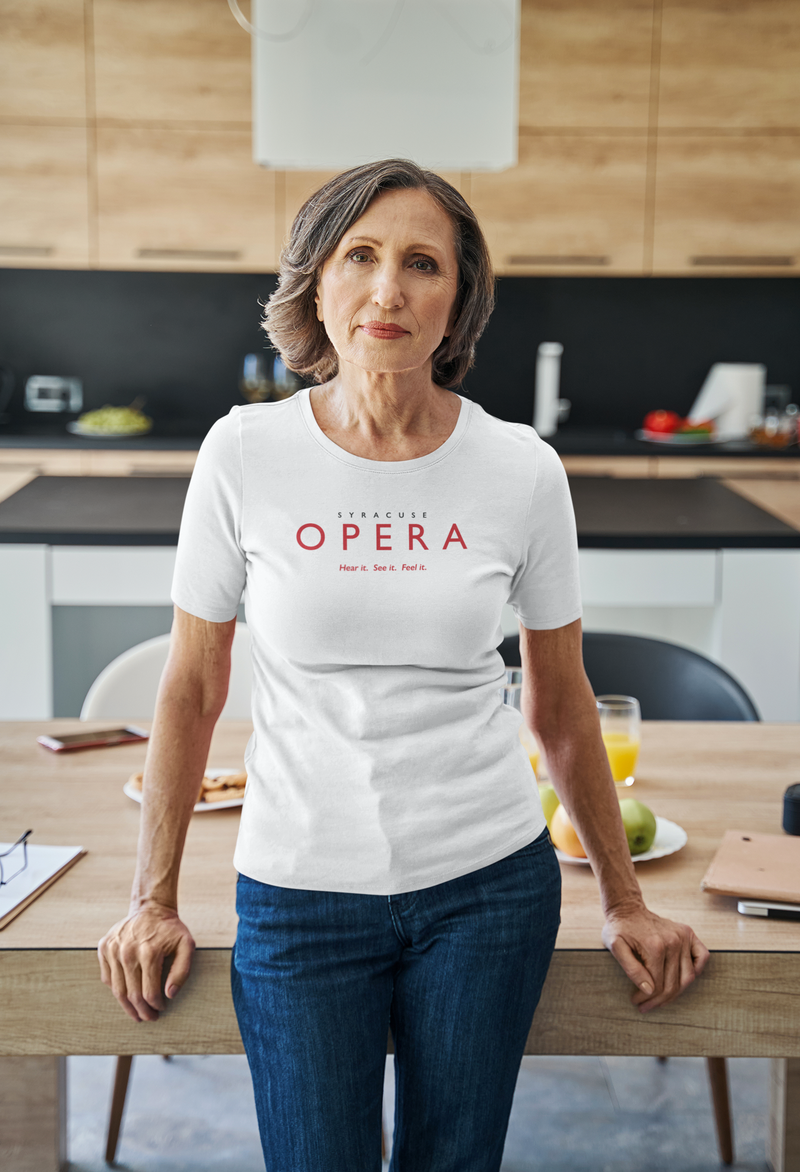 Load image into Gallery viewer, Syracuse Opera T-Shirt Defunct Opera Company Bankrupt Logo Tee
