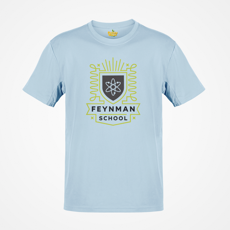 Load image into Gallery viewer, The Feynman School T-Shirt Defunct Bankrupt Logo Tee

