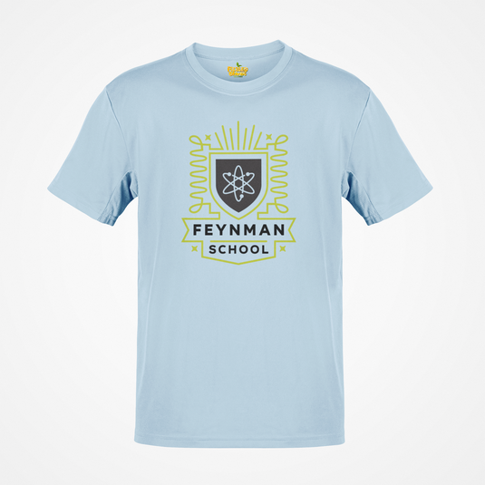 The Feynman School T-Shirt Defunct Bankrupt Logo Tee
