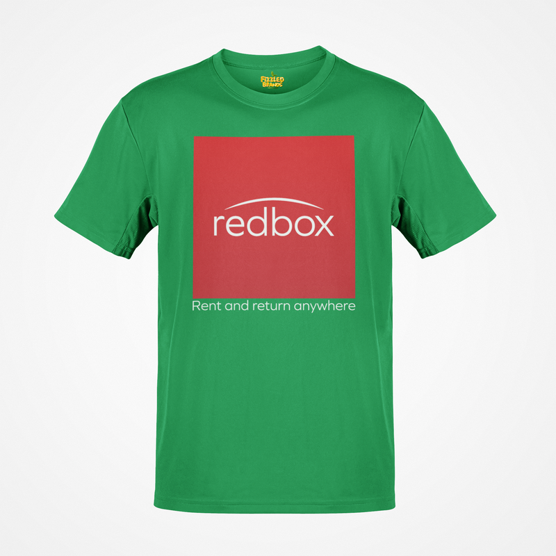 Load image into Gallery viewer, Redbox DVD Movie Rental Kiosk Red Square Logo Nostalgic T-shirt
