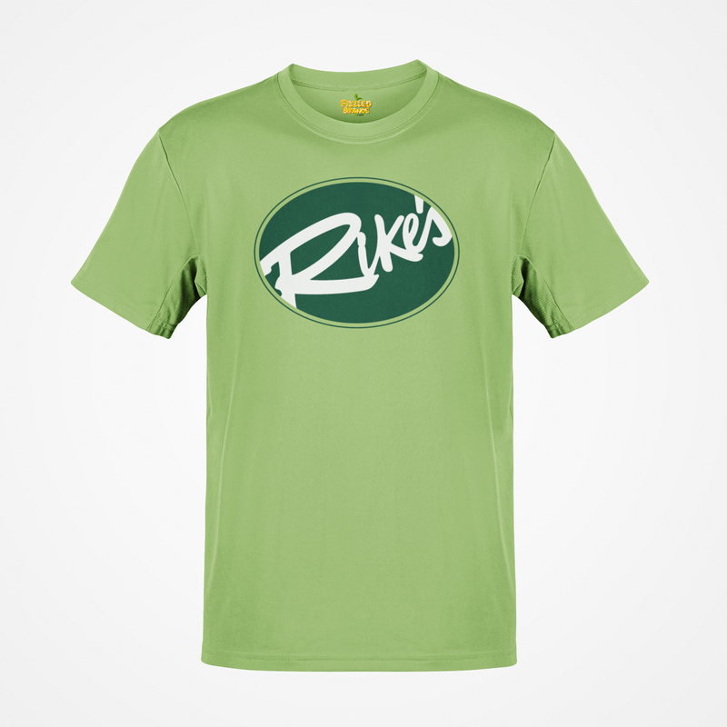 Load image into Gallery viewer, Rikes Green Oval Logo Department Store T-shirt
