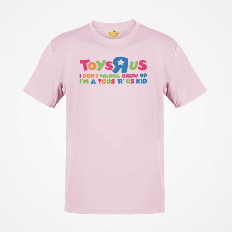 Load image into Gallery viewer, Toys R Us I Don't Wanna Grow Up Colorful Star Logo Toy Store T-shirt
