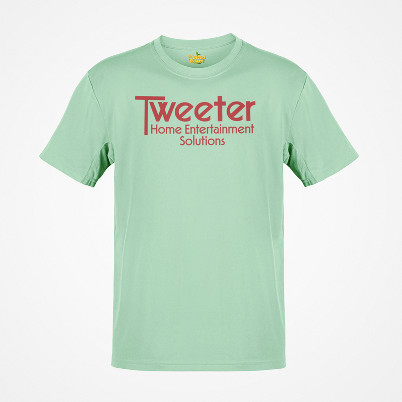Load image into Gallery viewer, Tweeter Home Entertainment Solutions Red Logo Electronics Store T-shirt
