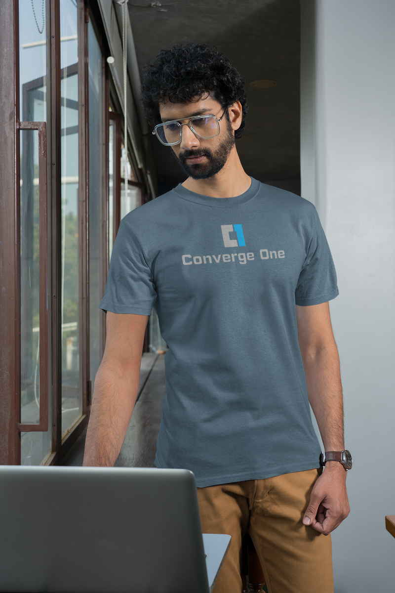 Load image into Gallery viewer, ConvergeOne T-Shirt Bankrupt IT Services Company Defunct Logo Tee
