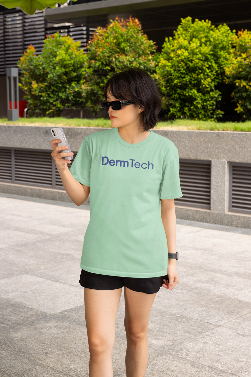 Load image into Gallery viewer, DermTech T-Shirt Bankrupt Dermatology Tech Company Defunct Logo Tee
