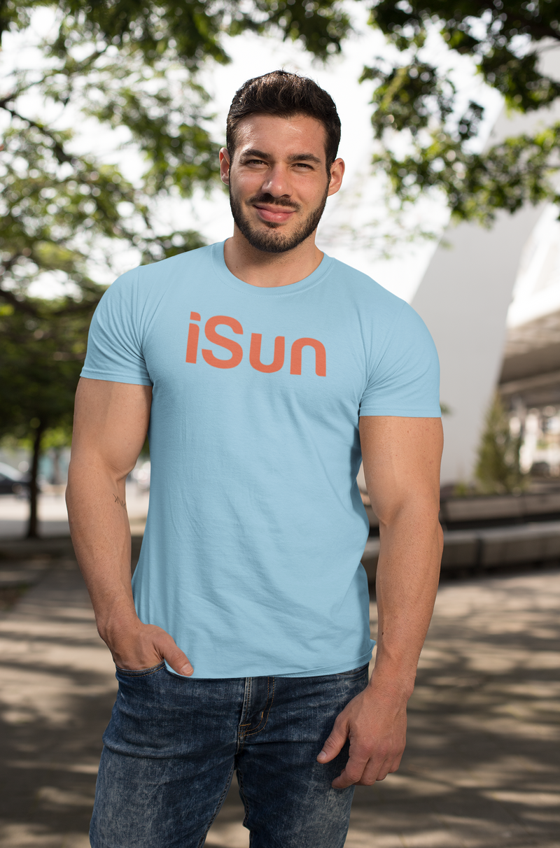 Load image into Gallery viewer, iSun T-Shirt Bankrupt Solar Energy Company Defunct Logo Tee
