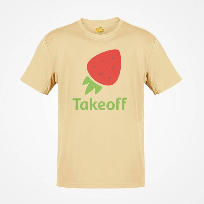 Load image into Gallery viewer, Takeoff Technologies T-Shirt Bankrupt Grocery Tech Company Defunct Logo Tee
