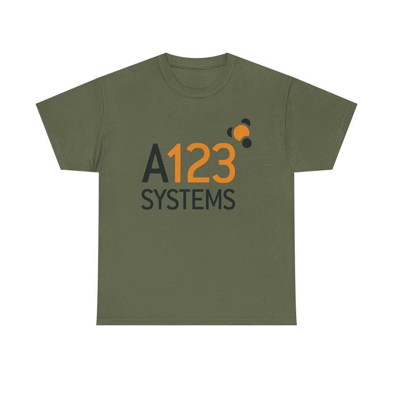 Load image into Gallery viewer, A123 Systems T-Shirt - Battery Technology Industry Bankrupt Logo Tee

