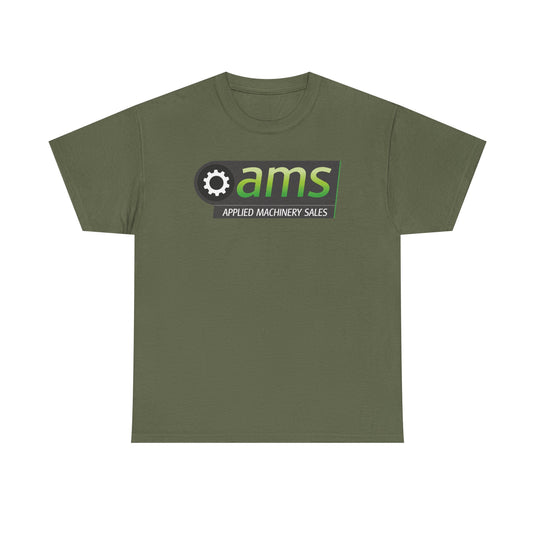 Applied Machinery Sales T-Shirt - AMS Industrial Defunct Company Logo Tee