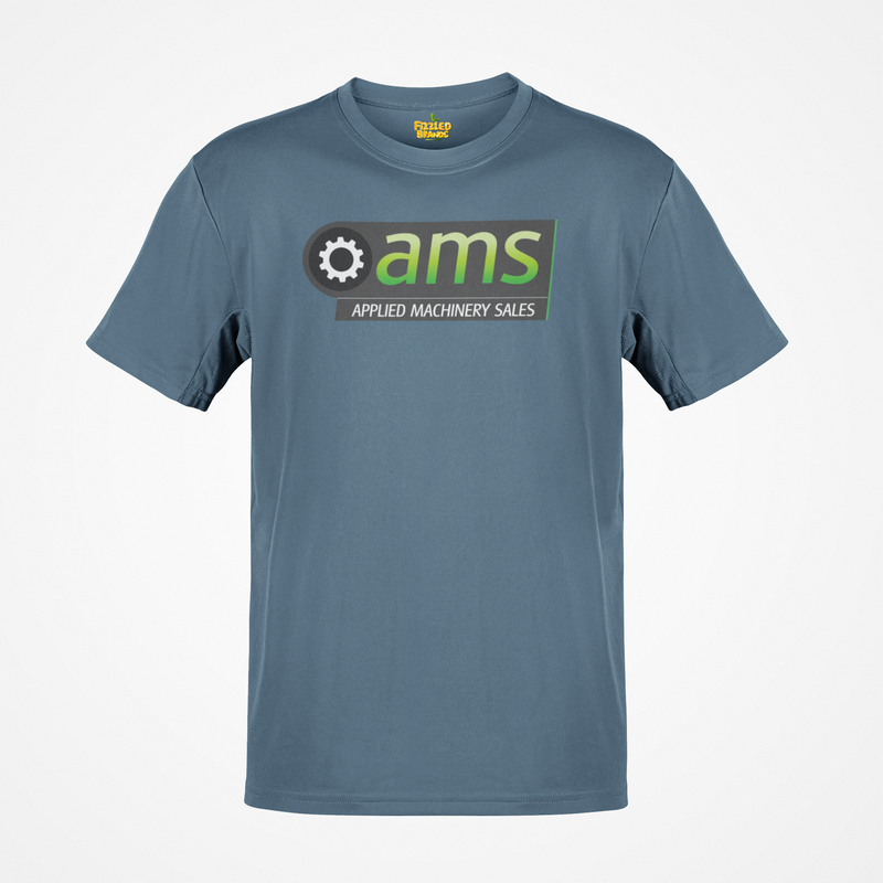 Load image into Gallery viewer, Applied Machinery Sales T-Shirt - AMS Industrial Defunct Company Logo Tee
